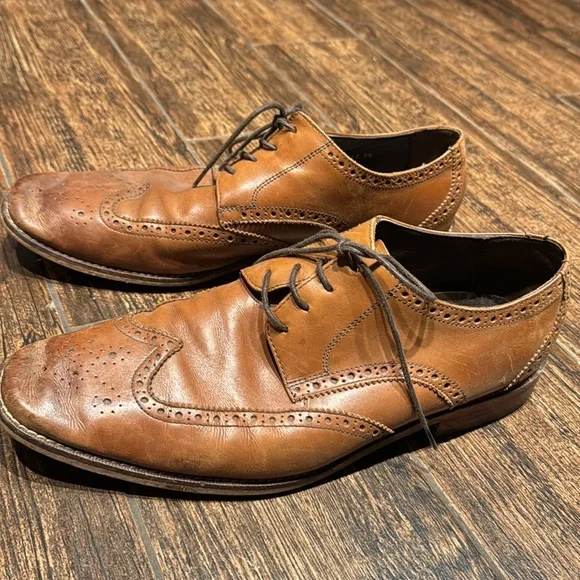 Mens Florsheim Leather Dress Shoes - Picture 2 of 3